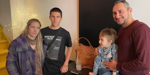 Ο Δημήτρης Τασούλας και η οικογένειά του