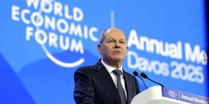 Ο Ολαφ Σολτς στο Νταβός