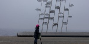 Πρωινή ομίχλη στη Θεσσαλονικη 