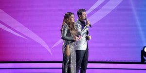 Έλενα Παπαρίζου και Σάκης Ρουβάς στον ελληνικό τελικό της Eurovision 2025