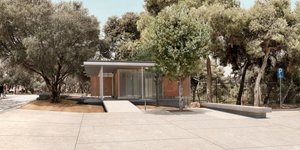 Φωτορεαλιστική απεικόνιση του νέου πωλητηρίου