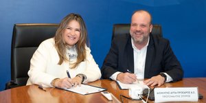 Άννα Ροκοφύλλου και Σπύρος Πρωτοψάλτης υπέγραψαν Μνημόνιο συνεργασίας ΔΥΠΑ-ΙΝΕΔΙΒΙΜ για τη στήριξη των νέων