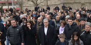 Στη συγκέντρωση στις Σέρρες για τα Τέμπη ο Κουτσούμπας