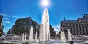 Ήλιος στην πλατεία Ομονοίας