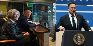 Ο Ντόναλντ Τραμπ, η προσωπάρχης του, Σούζι Γουάιλς και ο Έλον Μασκ