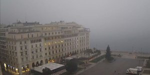 To απόκοσμο τοπίο στο κέντρο της Θεσσαλονίκης 