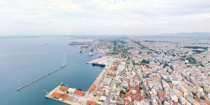 Πανοραμική άποψη από το Λιμάνι Θεσσαλονίκης