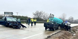 Τροχαίο δυστύχημα με καραμπόλα τριών οχημάτων στο Αγρίνιο