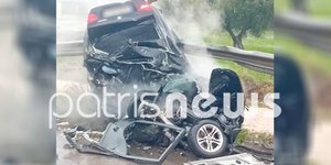 Τροχαίο στην εθνική οδό Πατρών - Πύργου