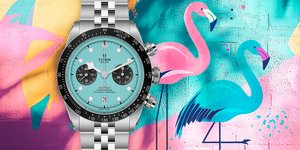 TUDOR- FLAMINGO BLUE
