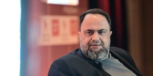 O Βαγγέλης Μαρινάκης στο συνέδριο του economist