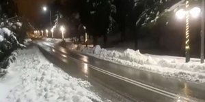 Χιόνια στις Ερυθρές Αττικής