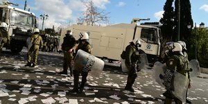 Police make 73 arrests amid clashes in Athens; 29 officers injured