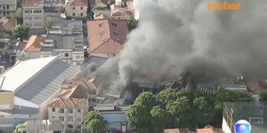 Φωτιά σε εργοστάσιο στο Ρίο ντε Ζανέιρο