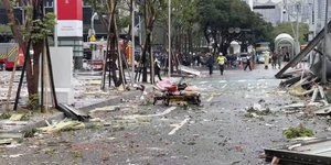 Έκρηξη σε εμπορικό κέντρο στην Ταϊβάν,
