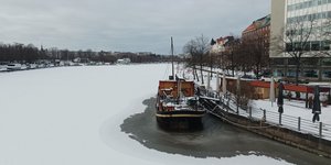 Εικόνα από το παγωμένο Ελσίνκι