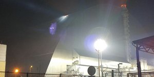  ρωσικό πλήγμα εναντίον του Τσερνόμπιλ