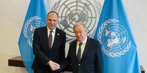  Giorgos Gerapetritis met with United Nations Secretary-General Antonio Guterres