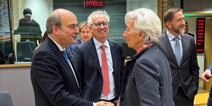 Ο Κωστής Χατζηδάκης με την Κριστίν Λαγκάρντ
