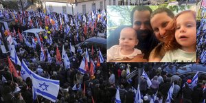 Νεκρώσιμη πομπή με τις σορούς της Σίρι Μπίμπας και των δύο μικρών αγοριών της