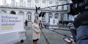 Η επικεφαλής της ευρωπαϊκής διπλωματίας, Κάγια Κάλας, έξω από την Σύνοδο Κορυφής