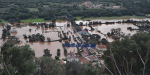 Πλημμύρισε ο κάμπος των Περατάτων στην Κεφαλονιά