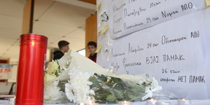 Τα ονόματα των νεκρών φοιτητων στα Τέμπη