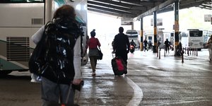 Φωτογραφία αρχείου από σταθμό ΚΤΕΛ