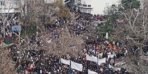 Μεγάλη συγκέντρωση στη Λάρισα για τα Τέμπη