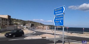 Μυτιλήνη: Ο περιφερειάρχης Κωνσταντίνος Μουτζούρης εγκαινίασε τον οδικό κόμβο Κ2