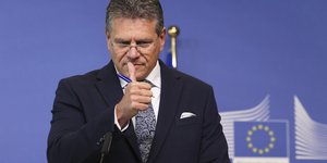 Ο ευρωπαίος επίτροπος Εμπορίου Μάρος Σέφτσοβιτς