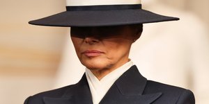 Η Μελάνια Τραμπ στην ορκωμοσία του συζύγου της 