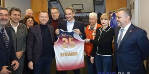 Ο Κυριάκος Μητσοτάκης στη ΧΑΝΘ