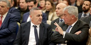 Ο Φρ. Μπελέρης με τον Μ. Βορίδη