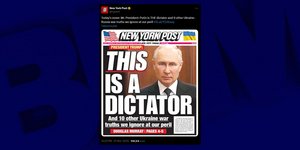 Το εξώφυλλο της New York Post