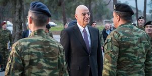 O Νίκος Δένδιας στην Πιερία