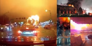 Η στιγμή της συντριβής του μικρού αεροσκάφους στη Φιλαδέλφεια των ΗΠΑ