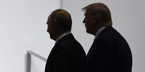 Οι πρόεδροι Ρωσίας και ΗΠΑ, Βλαντίμιρ Πούτιν και Ντόναλντ Τραμπ