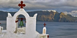 Αποψη της Σαντορίνης