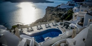 Το νησί της Σαντορίνης 