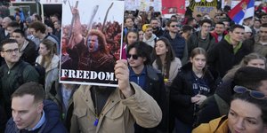 Η πόλη Νόβι Σαντ στη Σερβία, επίκεντρο φοιτητικών κινητοποιήσεων
