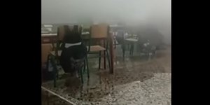 Έκρηξη σωλήνα σε σχολείο στην Εύβοια