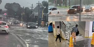 Ξαφνική νεροποντή προκάλεσε χάος στο Σίδνεϊ