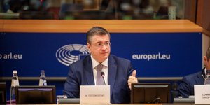 O Απόστολος Τζιτζικώστας στο Ευρωπαϊκό Κοινοβούλιο