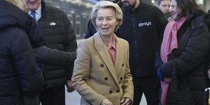 Η Ούρσουλα φον ντερ Λάιεν στην Ουκρανία