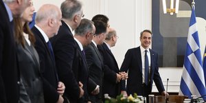 Το υπουργικό συμβούλιο υπό τον Κυριάκο Μητσοτάκη