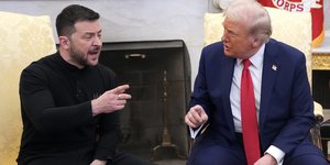 Ενταση μεταξύ Τραμπ και Ζελένσκι