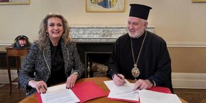 Σοφία Κουνενάκη Εφραίμογλου, Αρχιεπίσκοπος Αμερικής κ. Ελπιδοφόρος