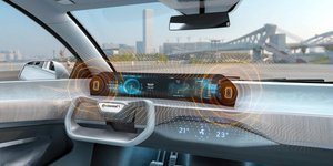 Εσωτερικό μελλοντικού αυτοκινήτου 