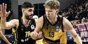 Στην 3η θέση της GBL τερμάτισε η ΑΕΚ μετά τη νίκη επί του Αμαρουσίου